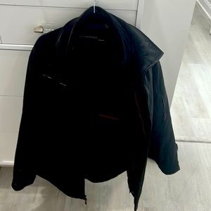 Beautiful, black, very warm jacket by weatherproof